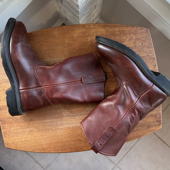 Red Wing Shoes Supersole Brown Leather 11-Inch Soft Toe Pull-On Boot Mens US 7.5 - Picture 5 of 9